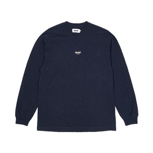 Palace Slub Zig Zag L/S Navy
