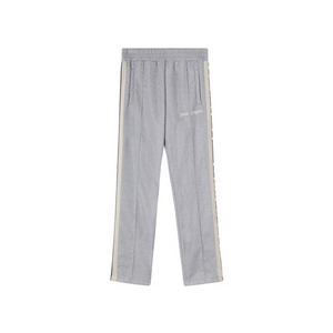 Palm Angels Lurex Track Pants Silver/Off-White