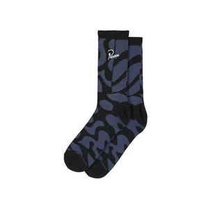 Parra Duo Gem Stone Crew Socks Blue
