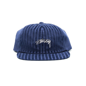 Stussy Textured Cord Cap Navy