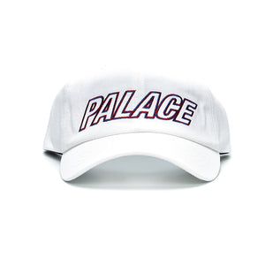 Palace Read Das 6-Panel Cap White
