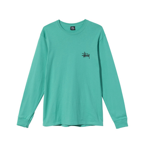 Stussy Basic Stussy L/S Tee Green
