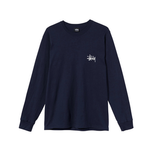 Stussy Basic Stussy L/S Tee Navy