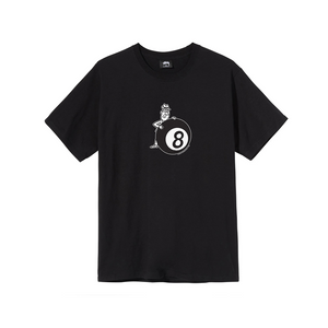 Stussy Behind The 8 Ball Tee Black