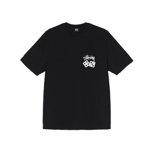 Stussy Dice Pigment Dyed Tee Black