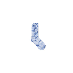 Stussy Dyed Ribbed Crew Socks Blue