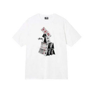 Stussy House Of Cards Tee White