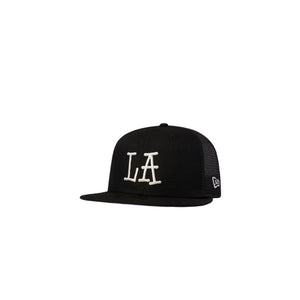 Stussy LA Mesh Back New Era 59Fifty Cap Black