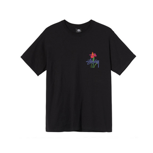 Stussy Water Flowers Tee Black