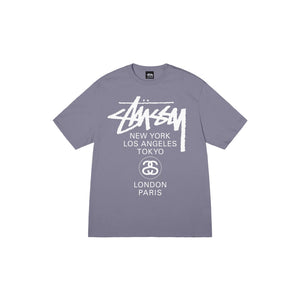 Stussy World Tour Tee Mauve