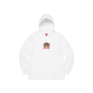 Supreme Dragon Hooded Tee LS White