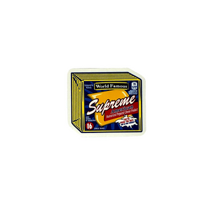 Supreme Cheese Sticker