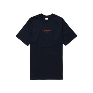 Supreme Classic Logo Tee Navy