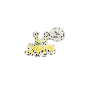 Supreme Daniel Johnston I Know Frog Sticker
