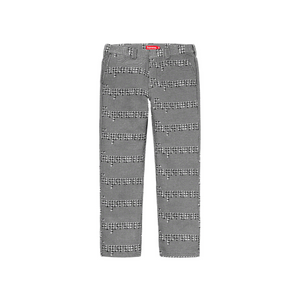 Supreme Work Pant (FW20) Black Houndstooth