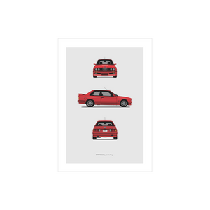 Kith for BMW M3 E30 Ronnie Fieg Edition Poster