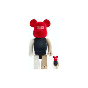 Kith Kithmas 2021 Bearbrick 100% & 400% Set Pyre
