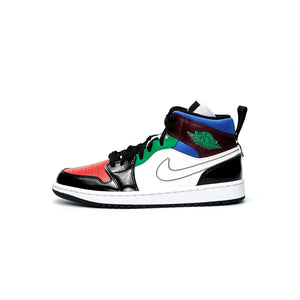 Jordan 1 Mid SE Black White Multi-Color (W)