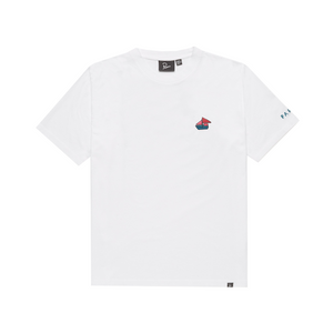 Parra Paper Boat House SS T-shirt White