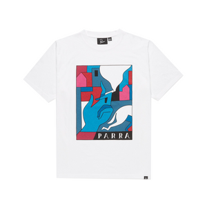 Parra SS Bad Habits T Shirt White