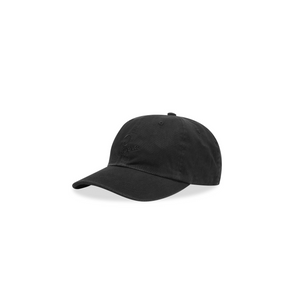 Parra Signature Logo Washed 6 Panel Cap Black