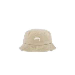 Stussy Stock Bucket Hat Stone